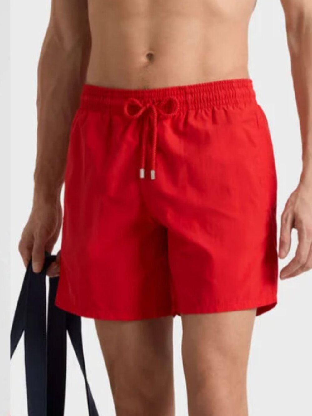 Vilebrequin Classic Moorea Solid Swim Shorts Poppy Red L